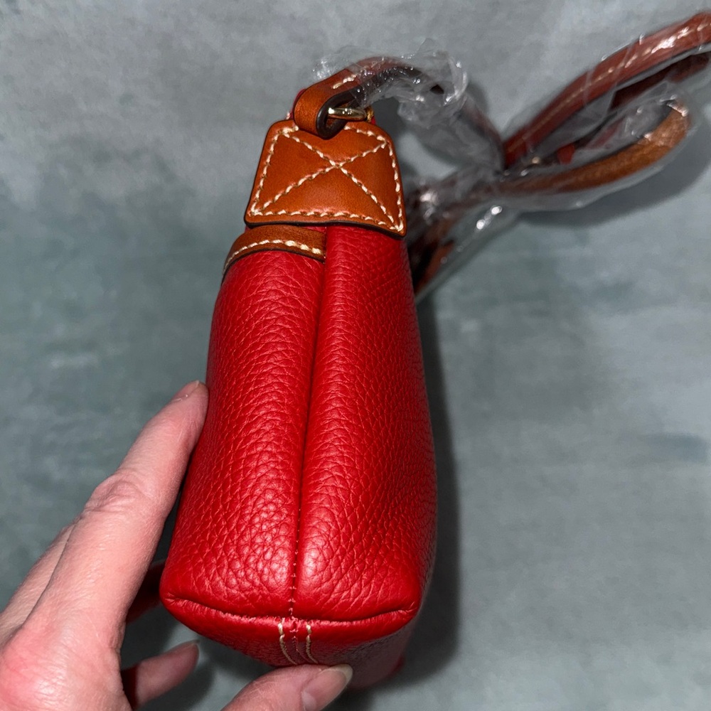 Dooney & Bourke Red Pebble Grain Crossbody Bag - Picture 6 of 17